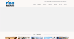 Desktop Screenshot of piscesindia.org